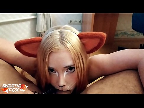 ❤️ Kitsune आफ्नो मुखमा डिक र कम निल्यो ❤❌  सेक्स  ❤